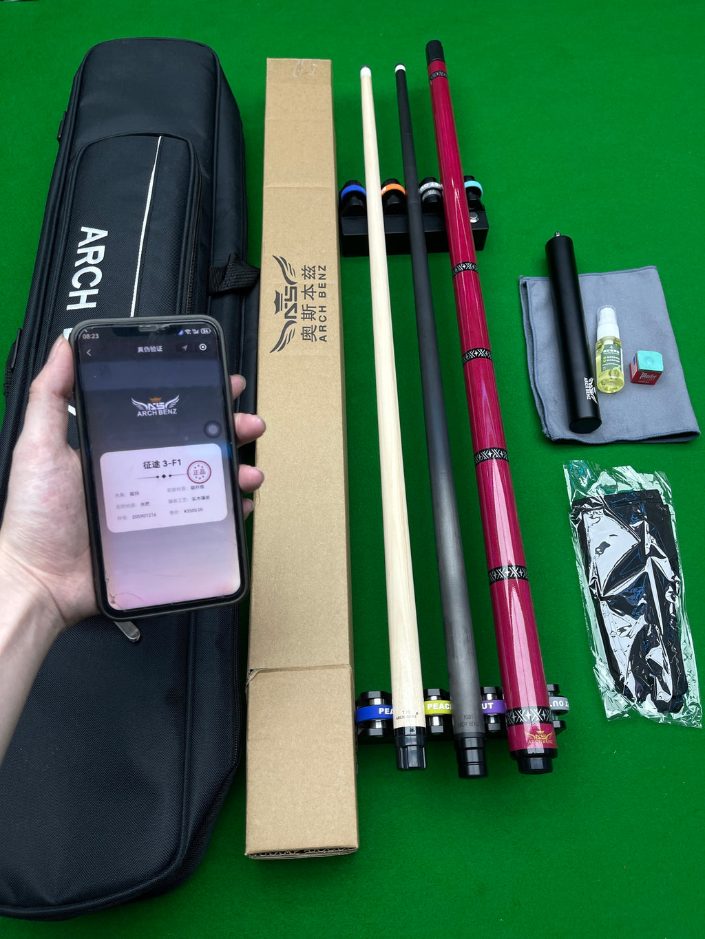 New Osborne Journey 3 Professional American 9-Ball Pool Cue – Maple Wood Two-Piece High-Tech Cue