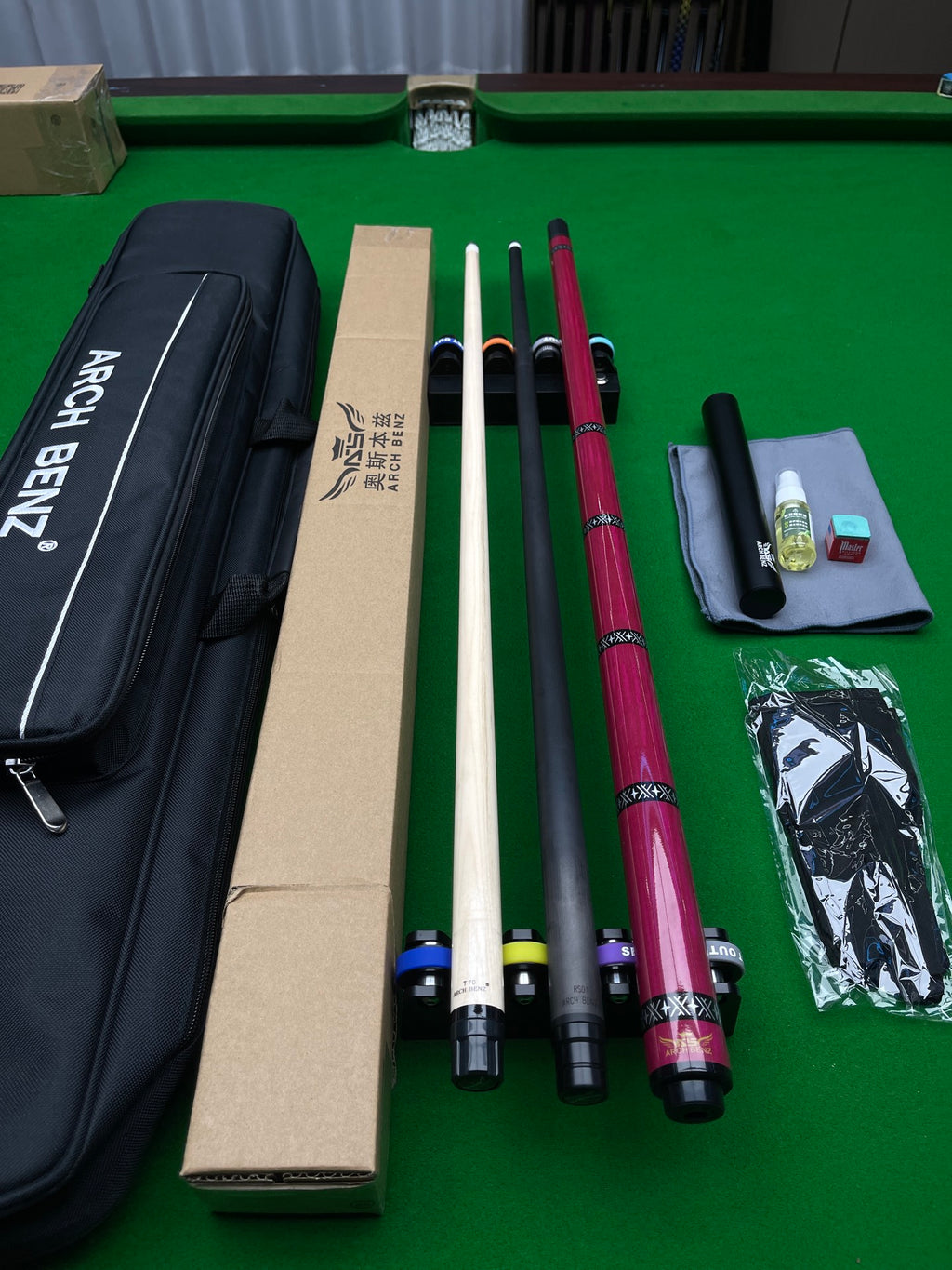New Osborne Journey 3 Professional American 9-Ball Pool Cue – Maple Wood Two-Piece High-Tech Cue