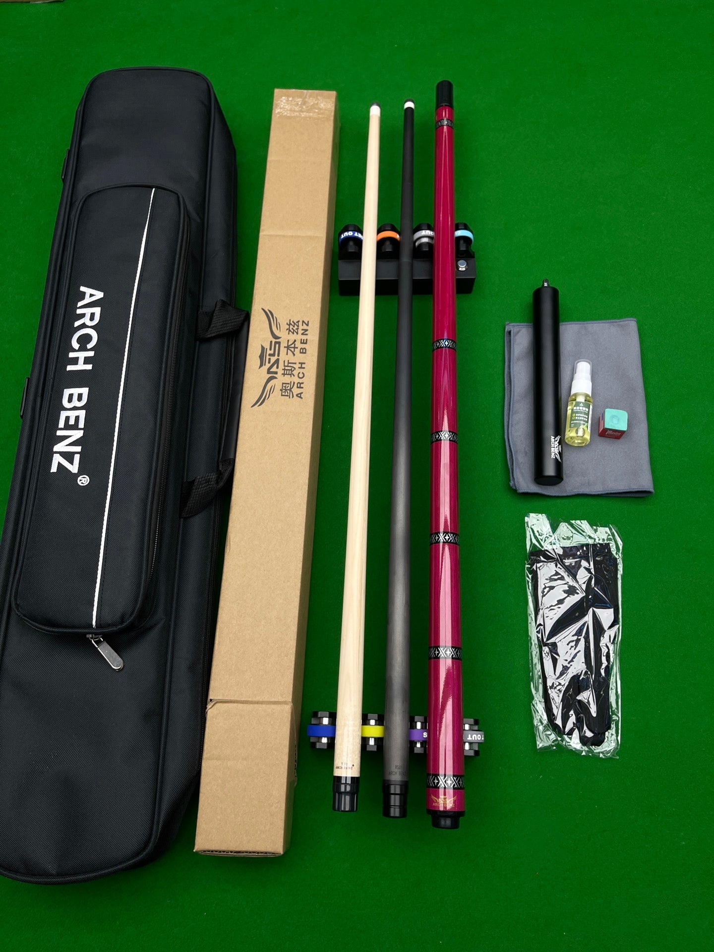 New Osborne Journey 3 Professional American 9-Ball Pool Cue – Maple Wood Two-Piece High-Tech Cue