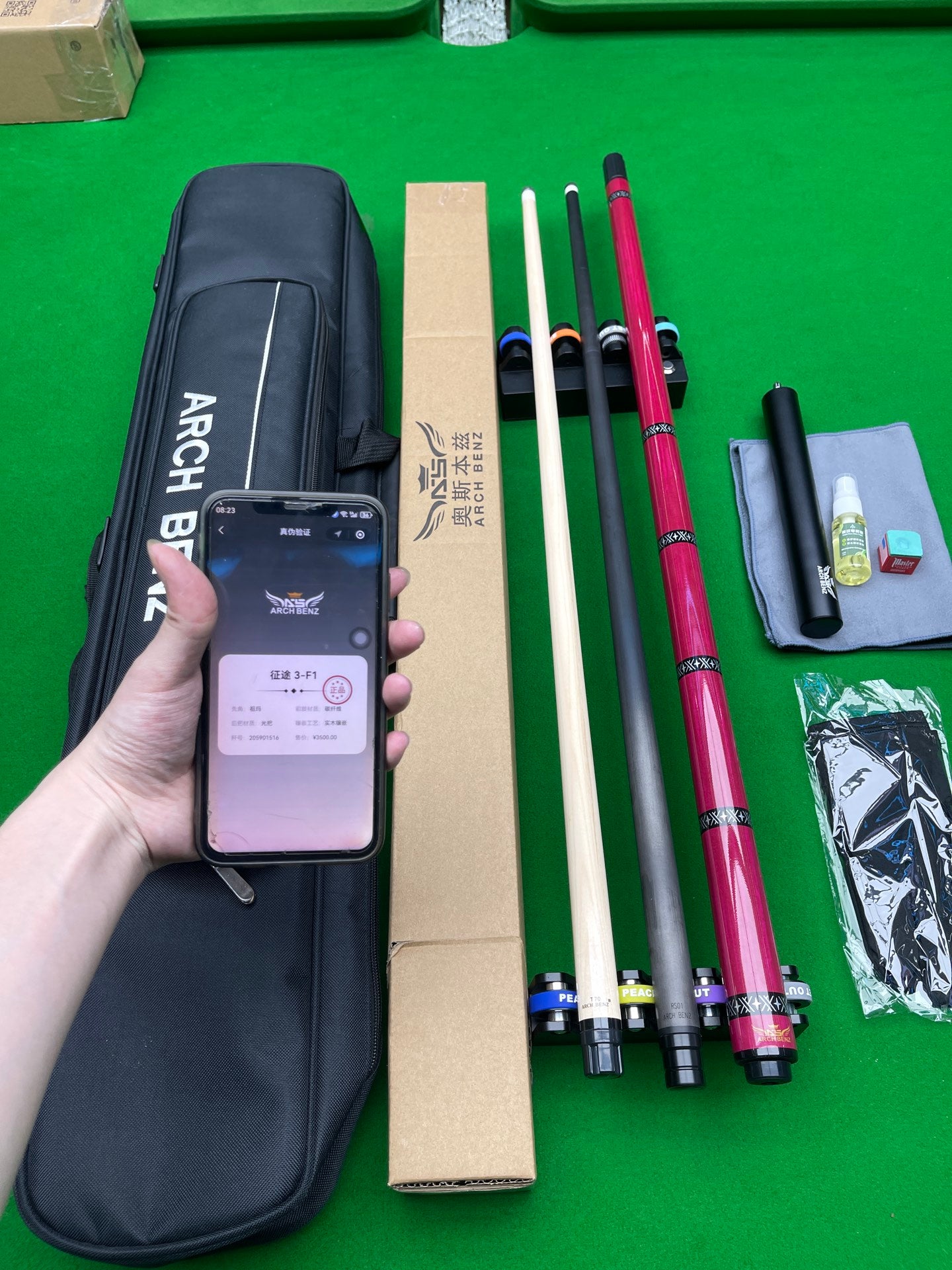 New Osborne Journey 3 Professional American 9-Ball Pool Cue – Maple Wood Two-Piece High-Tech Cue