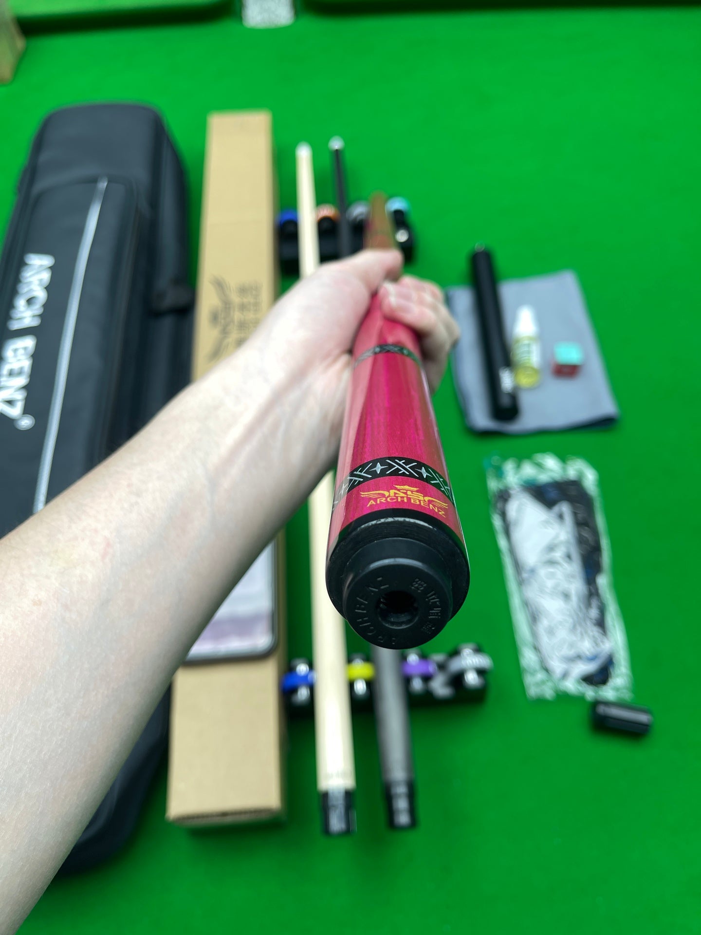 New Osborne Journey 3 Professional American 9-Ball Pool Cue – Maple Wood Two-Piece High-Tech Cue