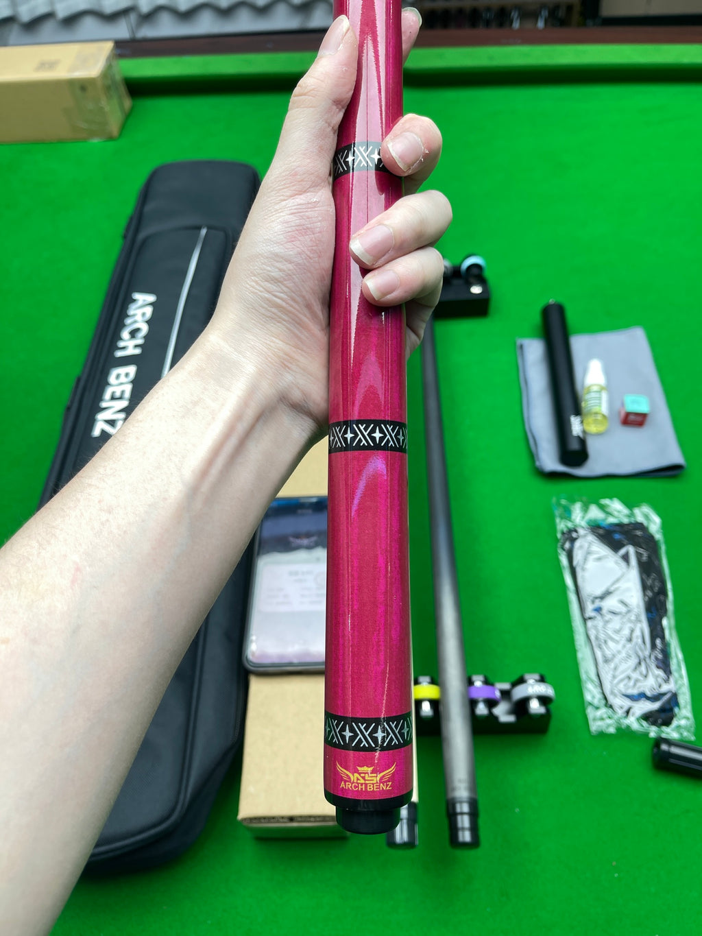New Osborne Journey 3 Professional American 9-Ball Pool Cue – Maple Wood Two-Piece High-Tech Cue