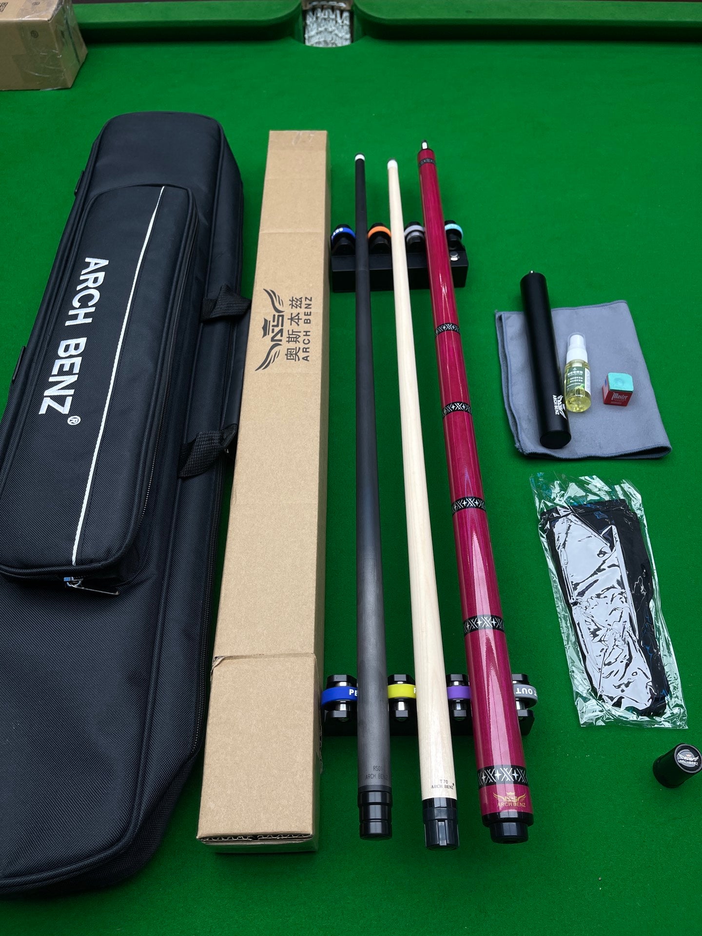 New Osborne Journey 3 Professional American 9-Ball Pool Cue – Maple Wood Two-Piece High-Tech Cue