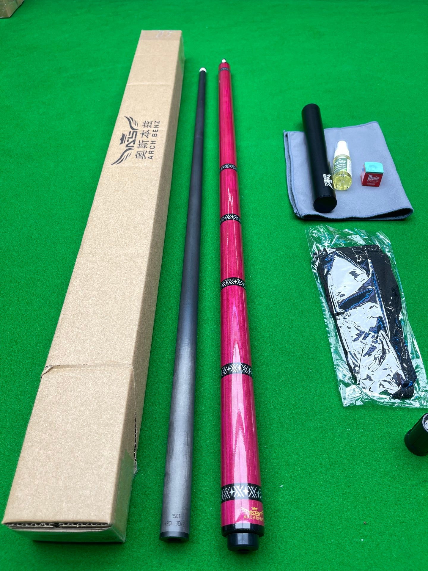 New Osborne Journey 3 Professional American 9-Ball Pool Cue – Maple Wood Two-Piece High-Tech Cue