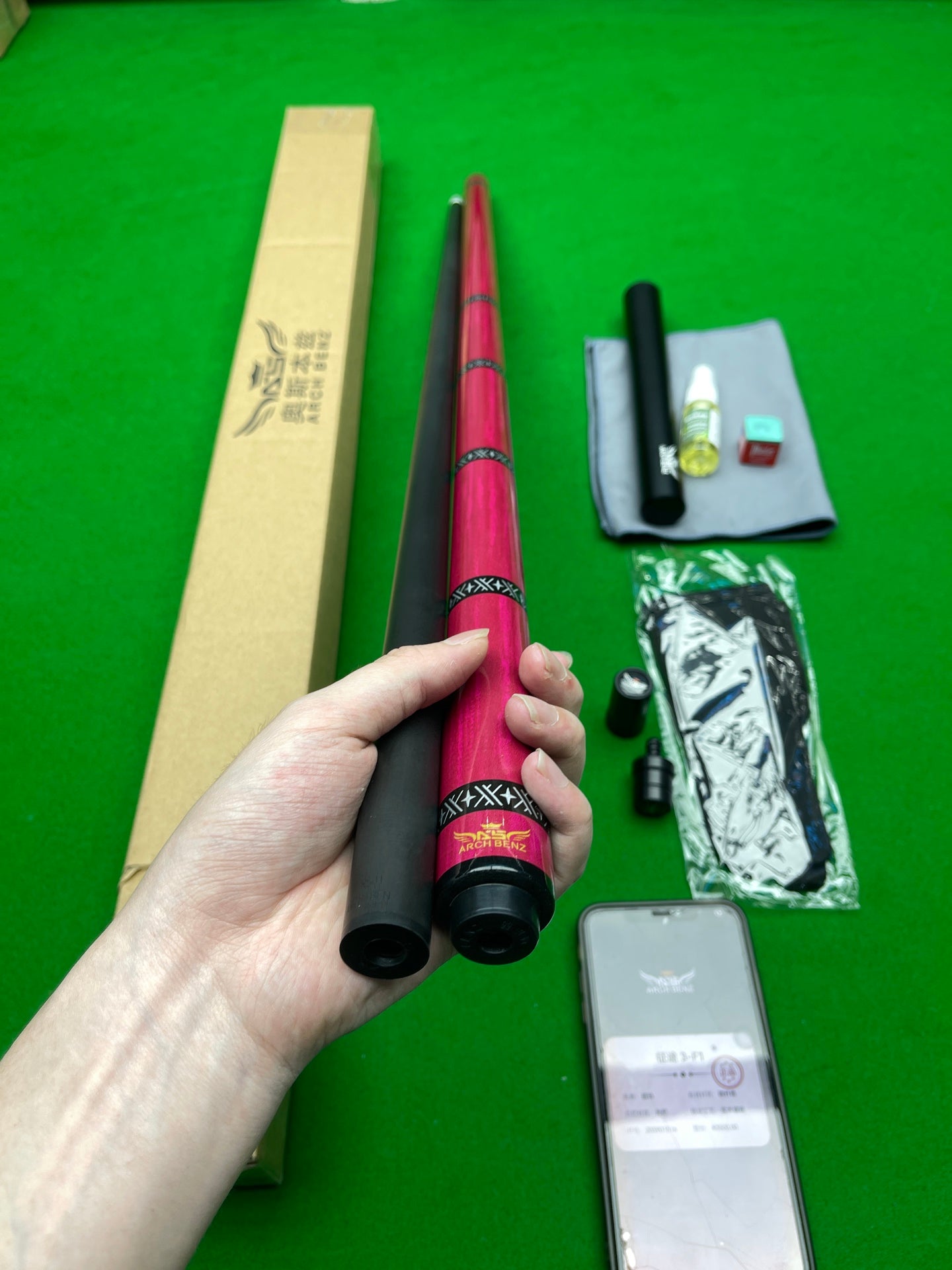 New Osborne Journey 3 Professional American 9-Ball Pool Cue – Maple Wood Two-Piece High-Tech Cue