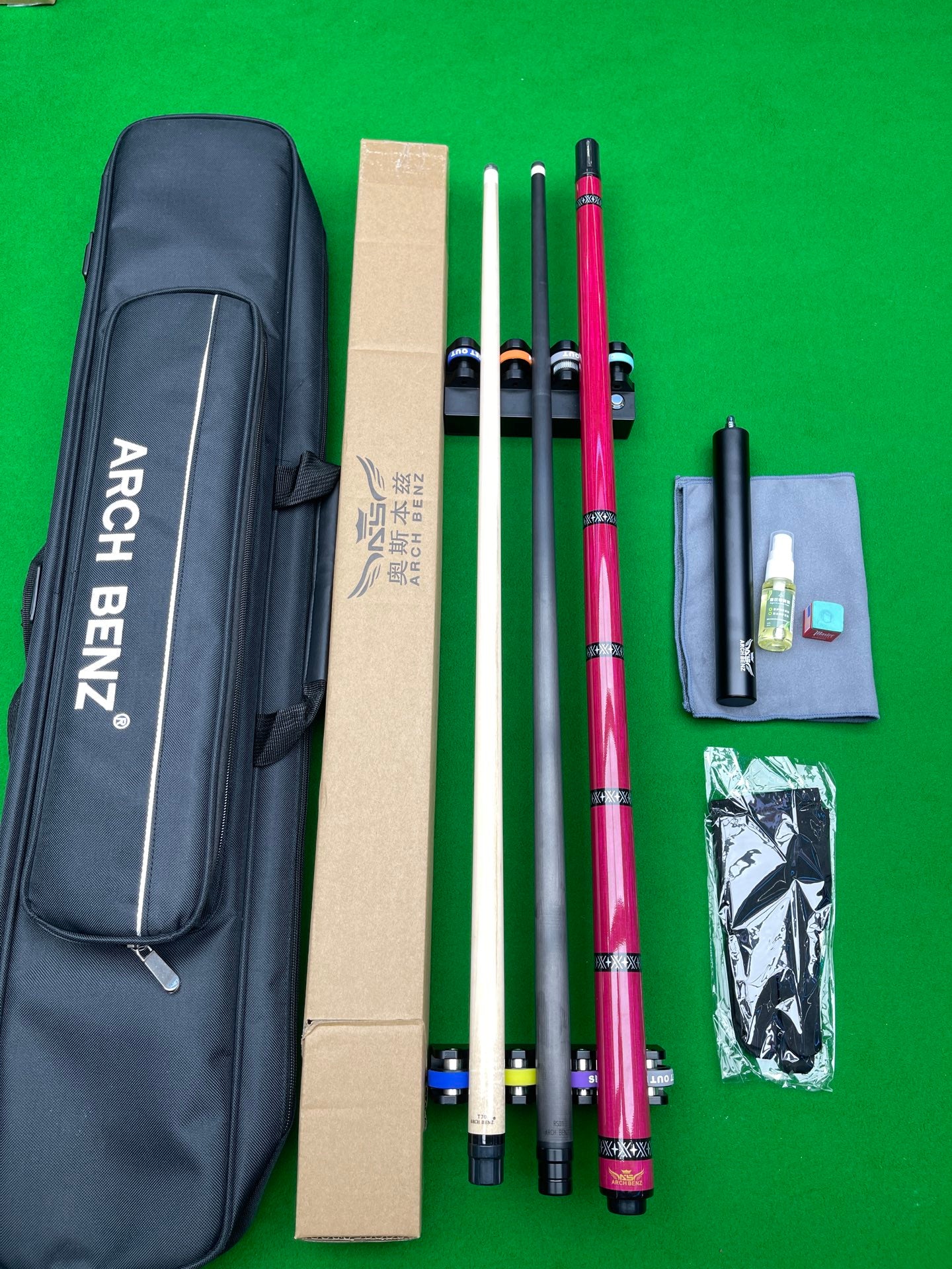 New Osborne Journey 3 Professional American 9-Ball Pool Cue – Maple Wood Two-Piece High-Tech Cue