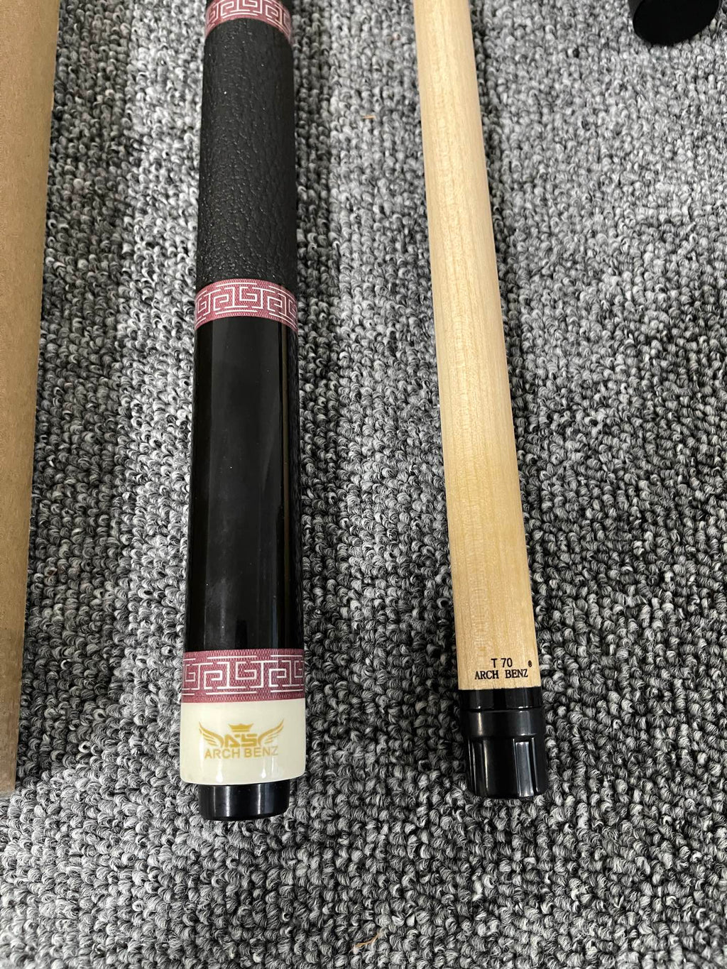 Osborne Journey 3 Pool Cue – Handmade Chinese-Style Two-Piece Big Head Cue with Genuine Leather Grip for 9-Ball & American Pool