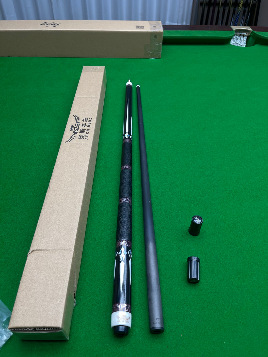 Osborne Journey 4 Premium Three-Piece Genuine Leather Pool Cue – High-End Replica for Chinese & American 9-Ball / 8-Ball