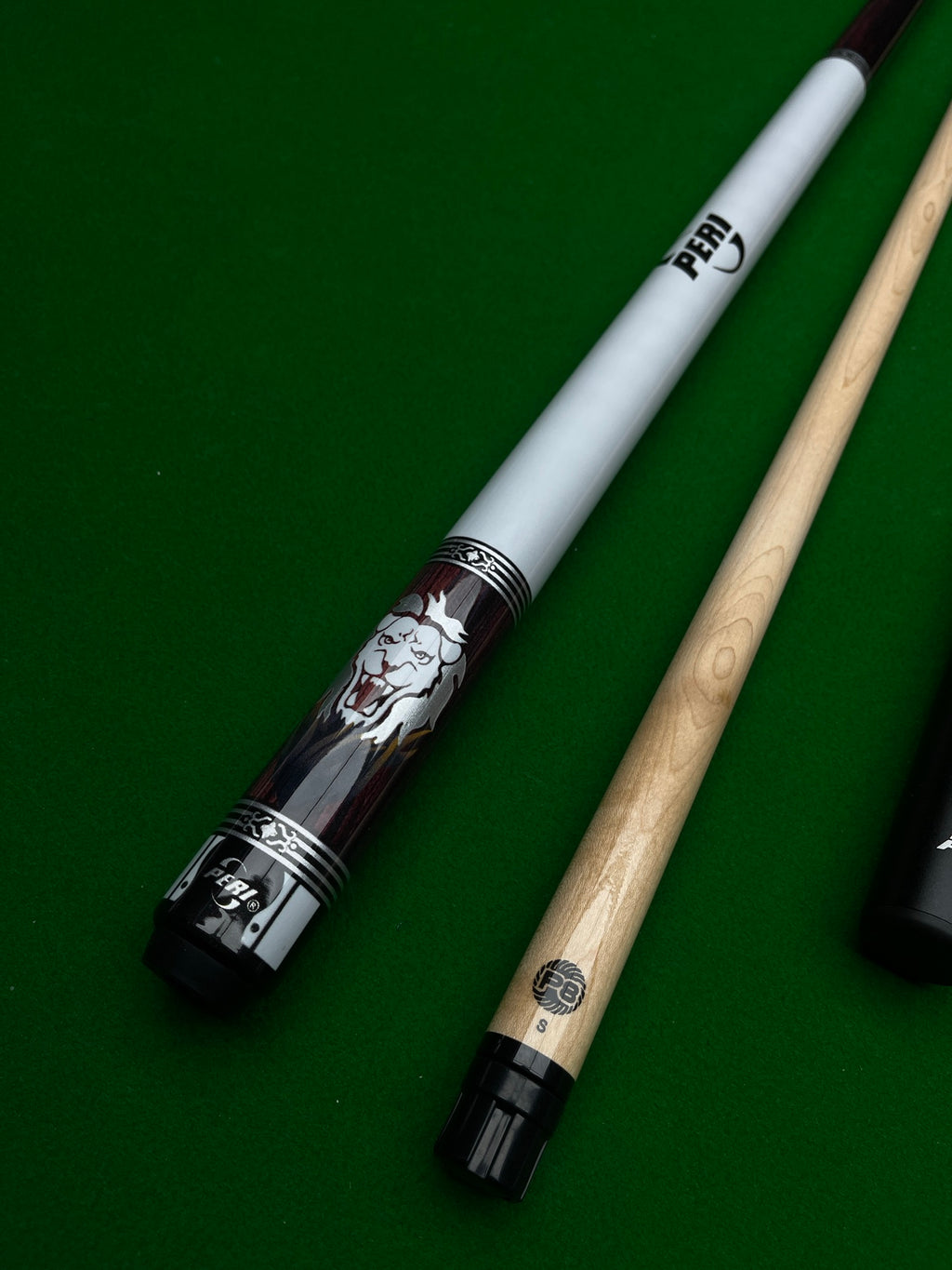 PIERLI Official Store Lion ZK04A Pool Cue P8S Forearm Chinese-Style 8-Ball Big Head Cue