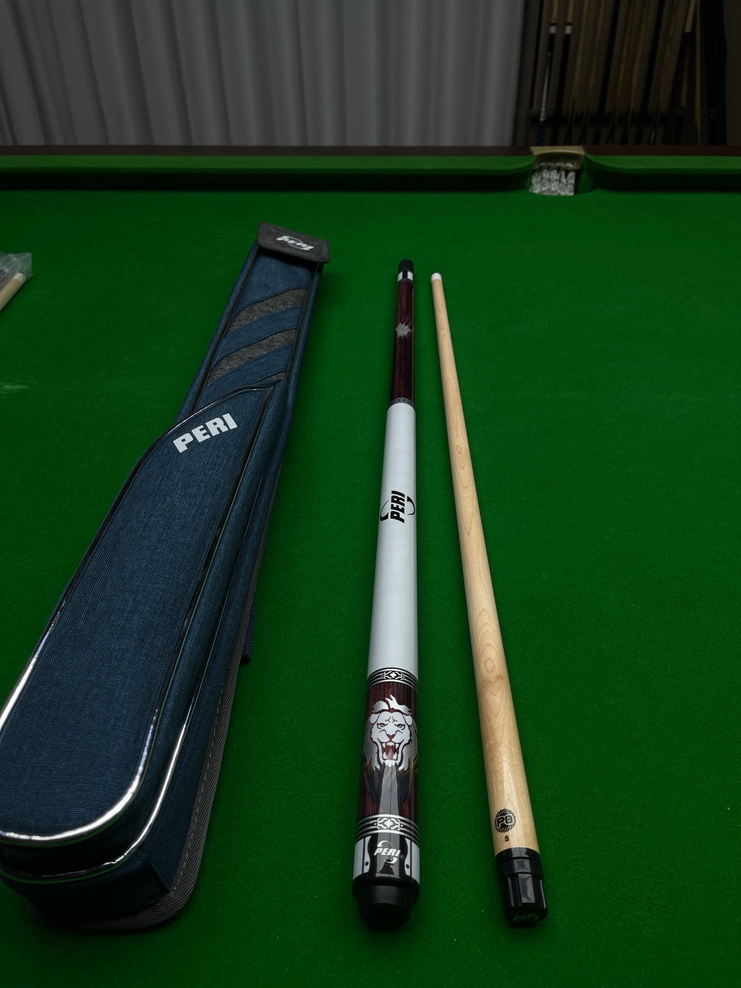 PIERLI Official Store Lion ZK04A Pool Cue P8S Forearm Chinese-Style 8-Ball Big Head Cue