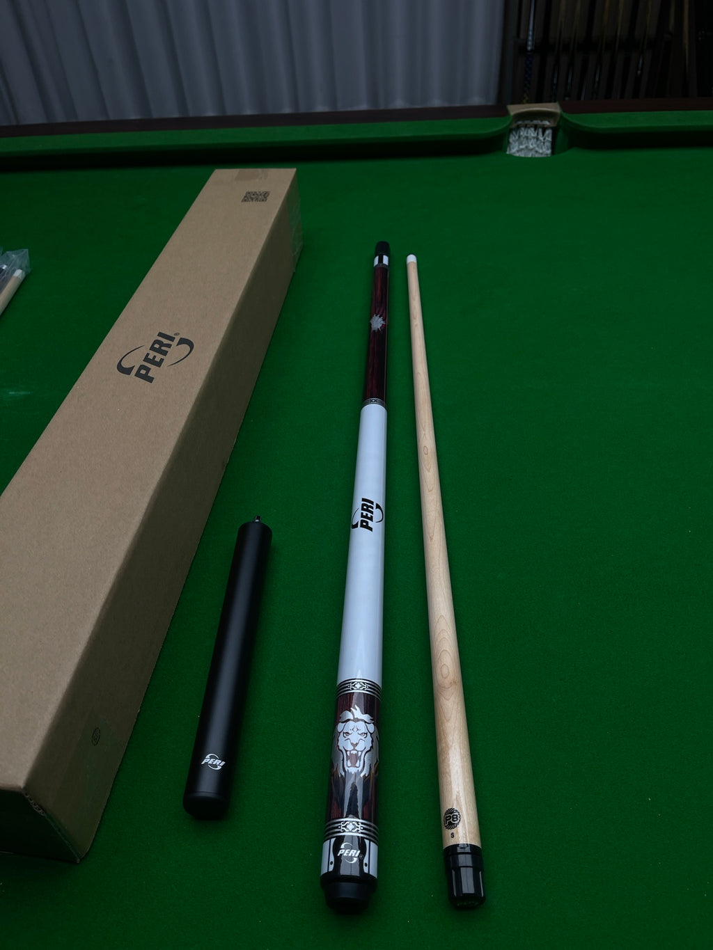 PIERLI Official Store Lion ZK04A Pool Cue P8S Forearm Chinese-Style 8-Ball Big Head Cue