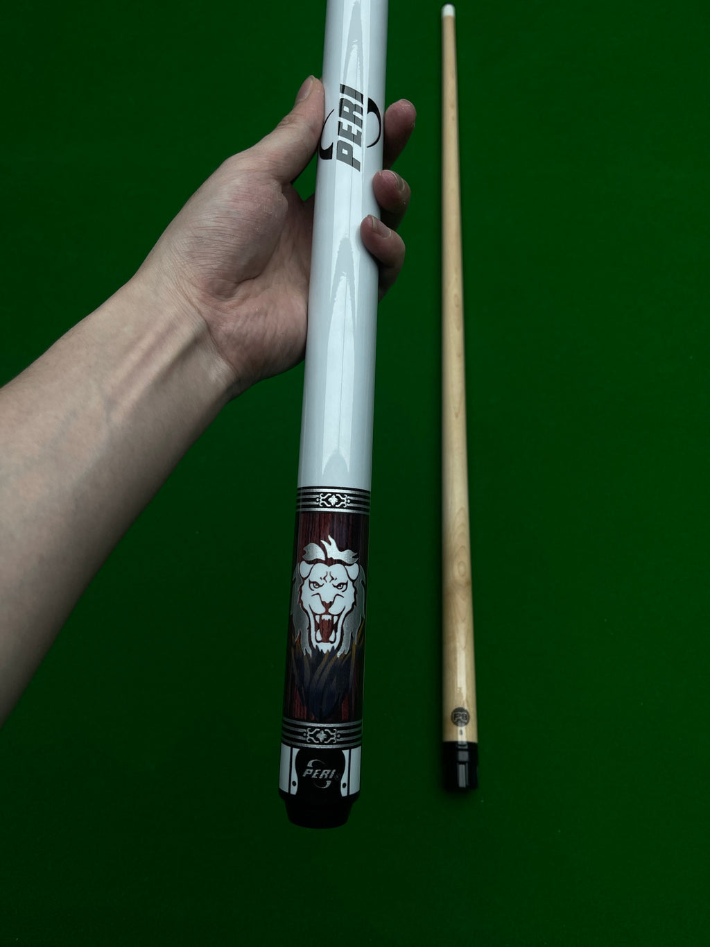 PIERLI Official Store Lion ZK04A Pool Cue P8S Forearm Chinese-Style 8-Ball Big Head Cue