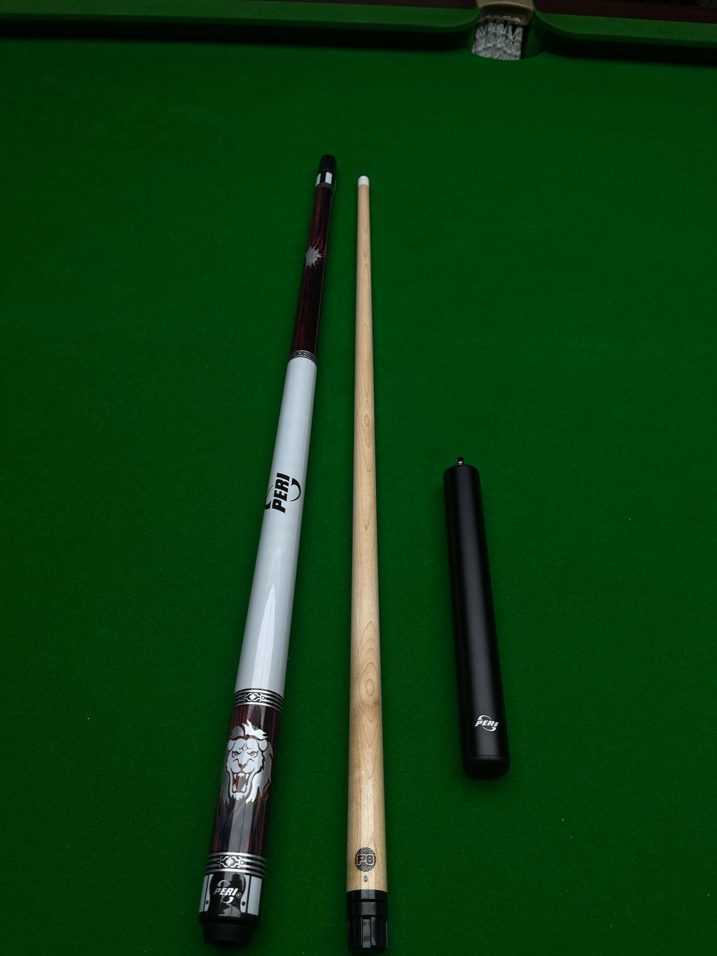 PIERLI Official Store Lion ZK04A Pool Cue P8S Forearm Chinese-Style 8-Ball Big Head Cue