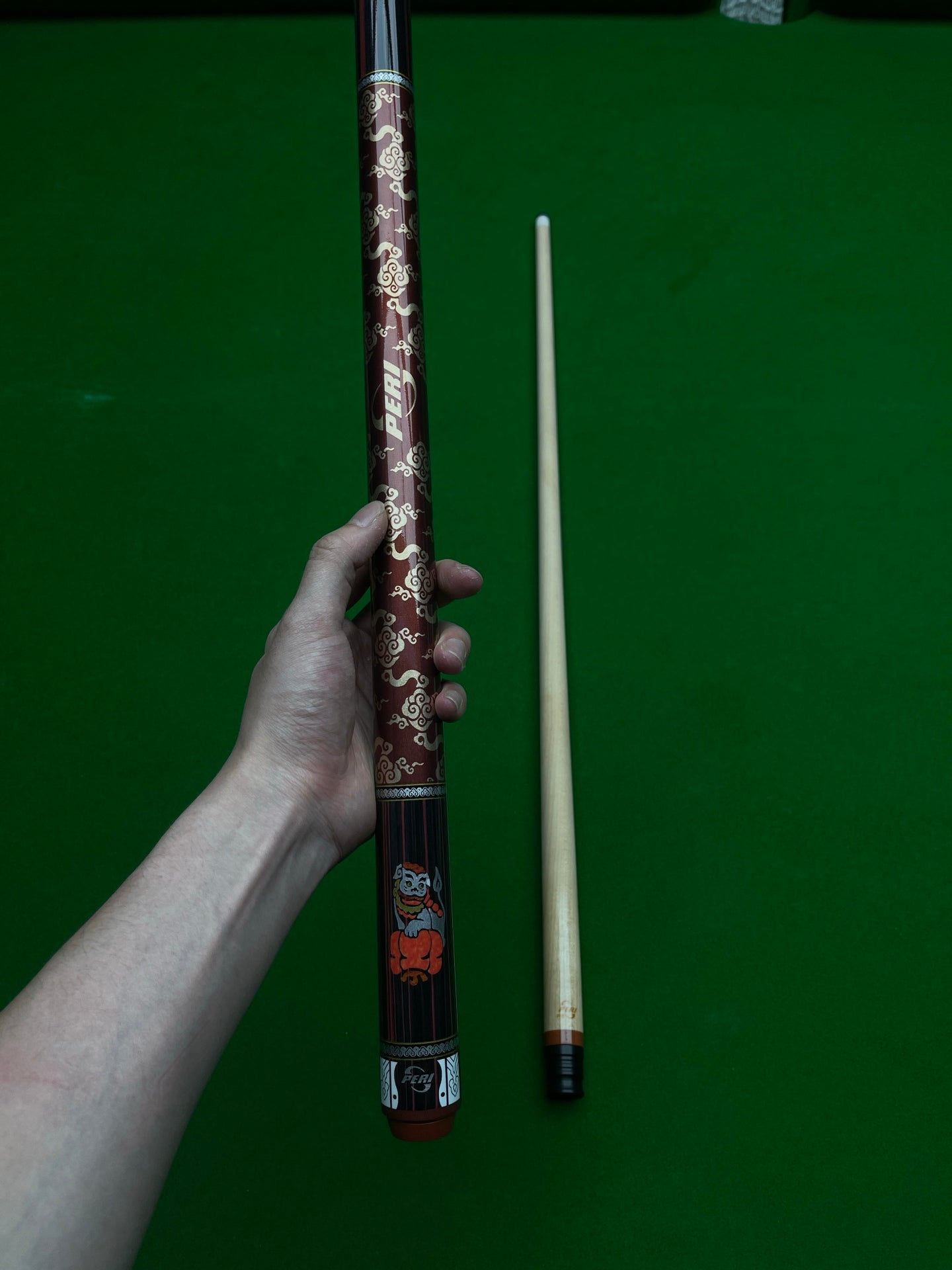 PERI Jingyuan R1 Shishi Ruyi Big Head Pool Cue – Chinese-Style 8-Ball