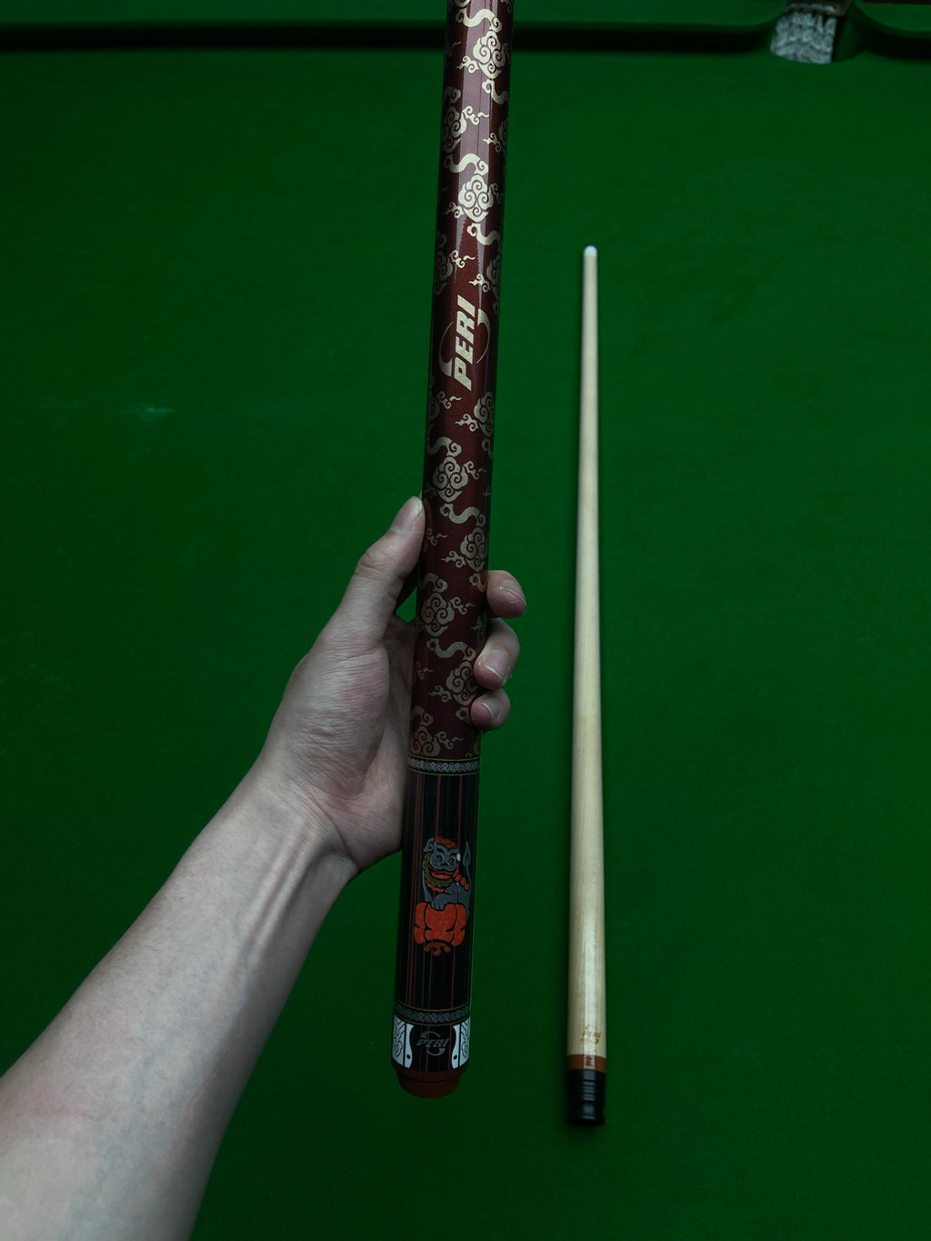 PERI Jingyuan R1 Shishi Ruyi Big Head Pool Cue – Chinese-Style 8-Ball