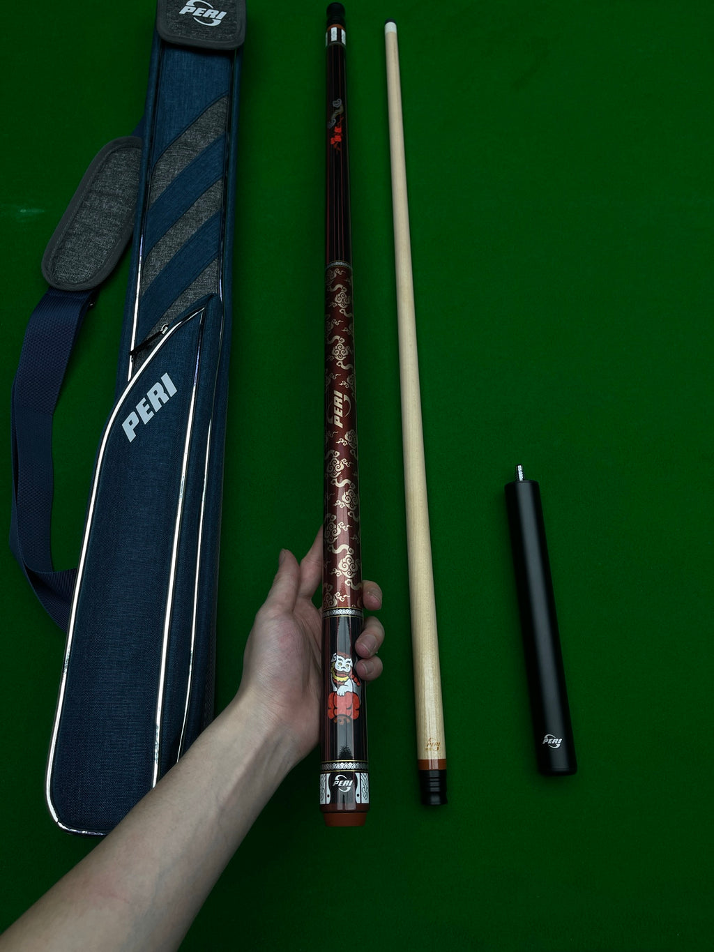 PERI Jingyuan R1 Shishi Ruyi Big Head Pool Cue – Chinese-Style 8-Ball