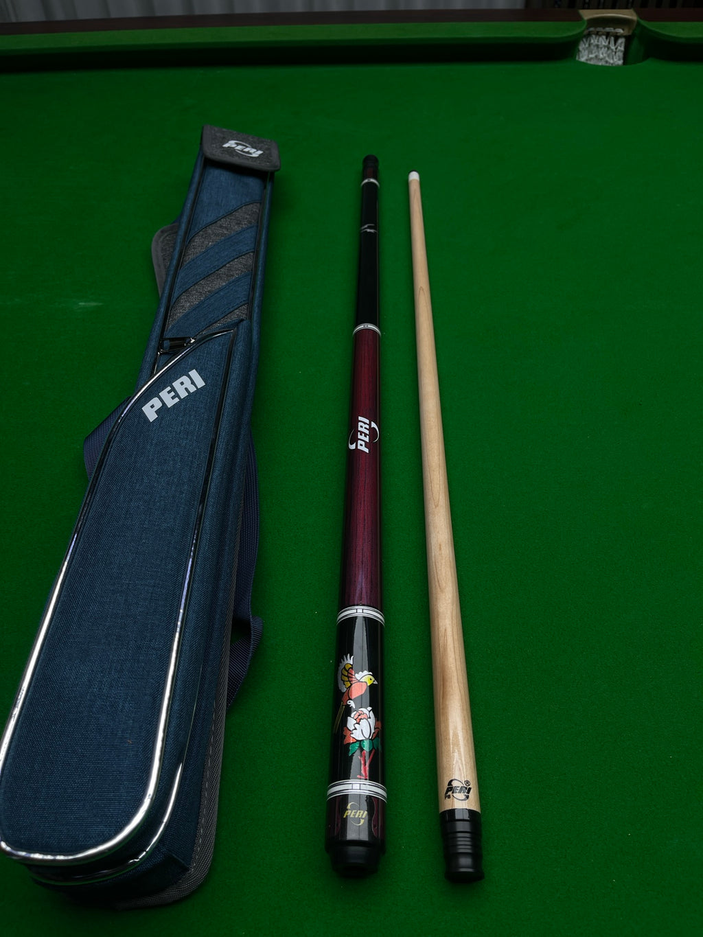 PERI Jingyuan LV04 Pool Cue – Wolf, White Eagle, Black Eagle, Flying Bird | Chinese-Style 8/9-Ball Big Head Cue