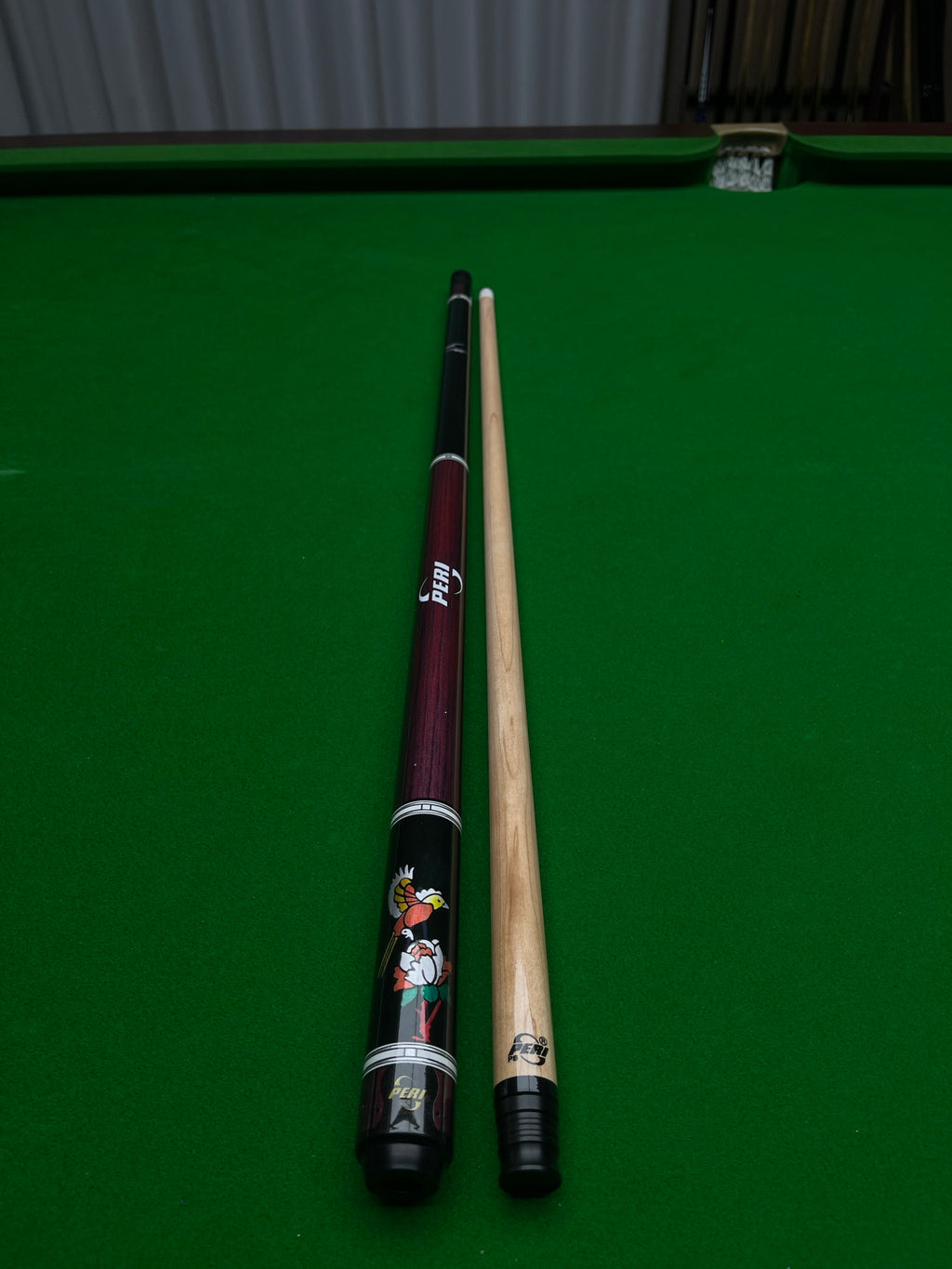 PERI Jingyuan LV04 Pool Cue – Wolf, White Eagle, Black Eagle, Flying Bird | Chinese-Style 8/9-Ball Big Head Cue