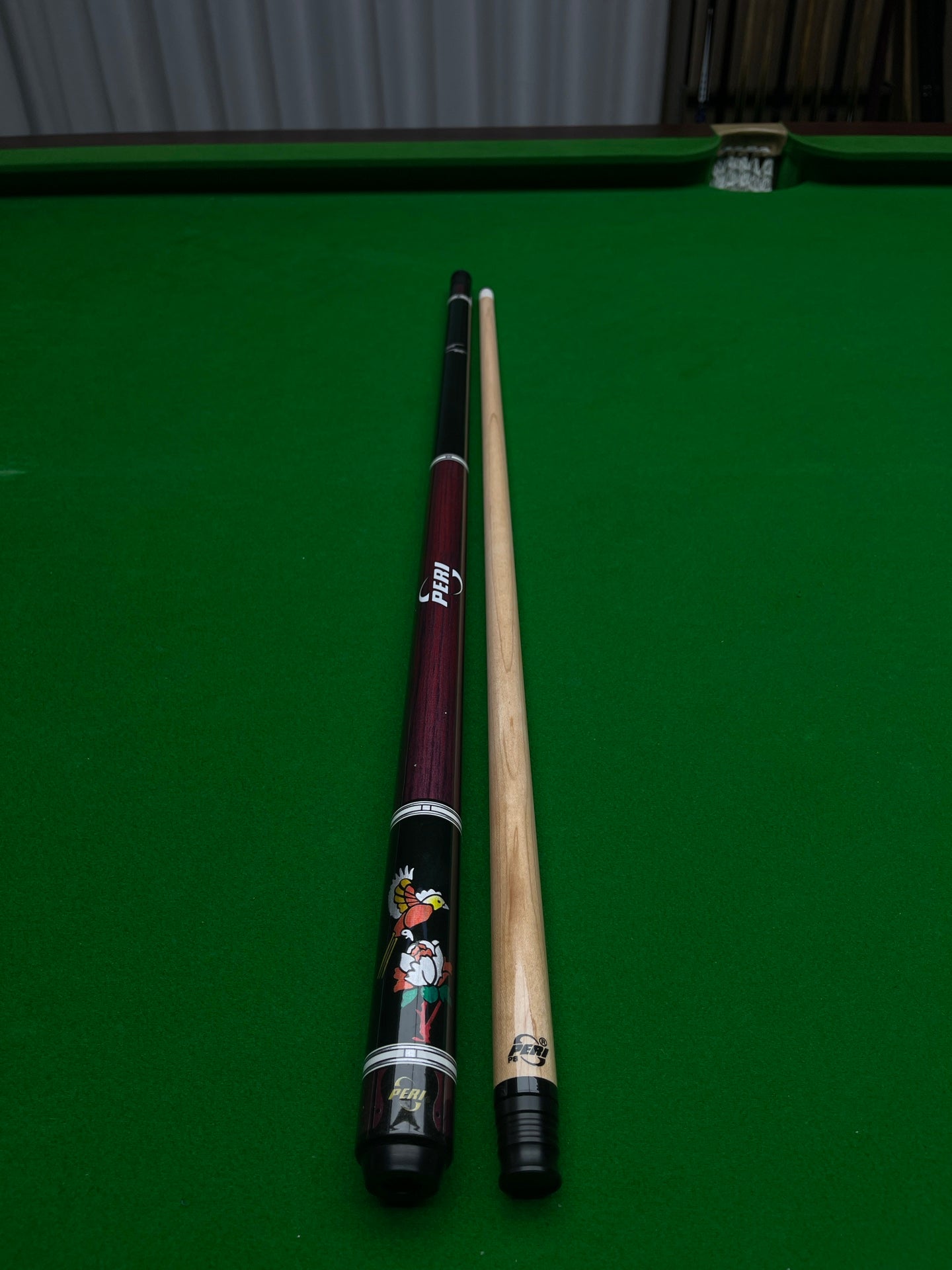 PERI Jingyuan LV04 Pool Cue – Wolf, White Eagle, Black Eagle, Flying Bird | Chinese-Style 8/9-Ball Big Head Cue