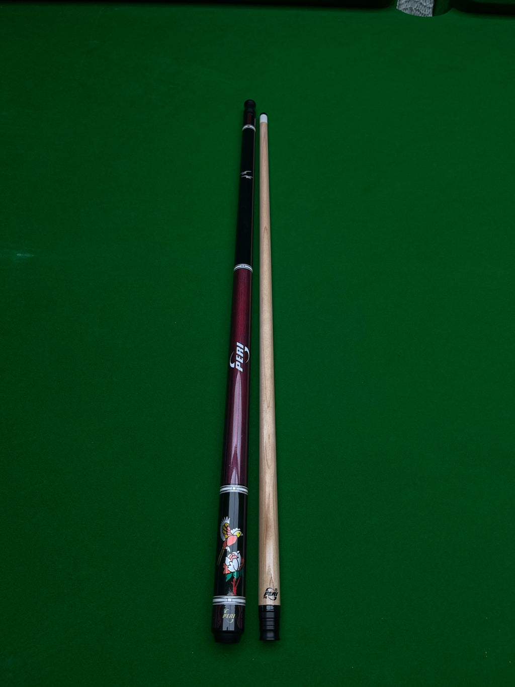 PERI Jingyuan LV04 Pool Cue – Wolf, White Eagle, Black Eagle, Flying Bird | Chinese-Style 8/9-Ball Big Head Cue