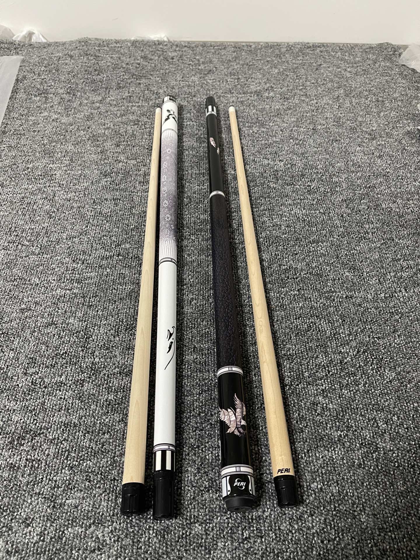 PERI Jingyuan LV Series Pool Cue – White Eagle, Wolf, Black Eagle, Flying Bird | Professional Chinese 8/9-Ball Big Head Cue