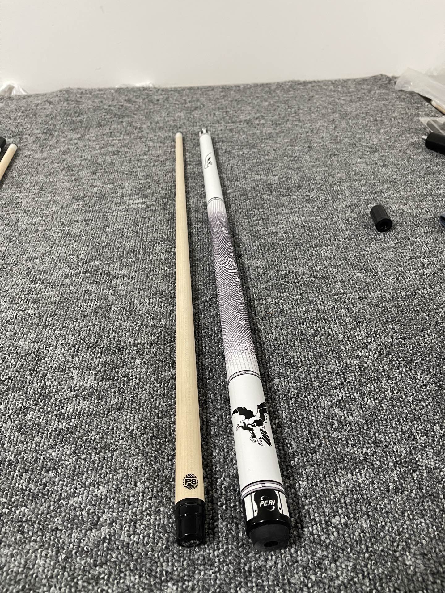 PERI Jingyuan LV Series Pool Cue – White Eagle, Wolf, Black Eagle, Flying Bird | Professional Chinese 8/9-Ball Big Head Cue