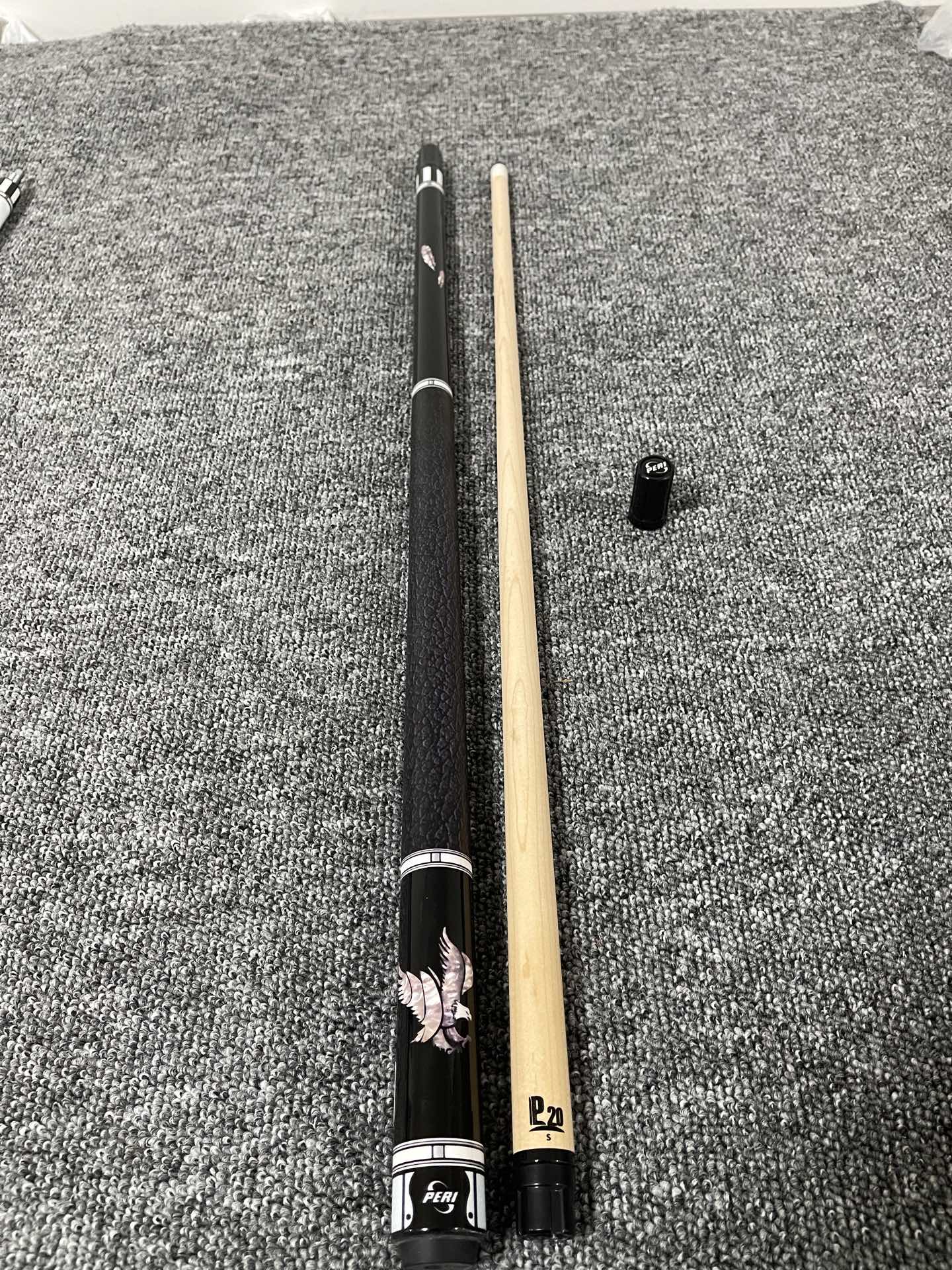 PERI Jingyuan LV Series Pool Cue – White Eagle, Wolf, Black Eagle, Flying Bird | Professional Chinese 8/9-Ball Big Head Cue