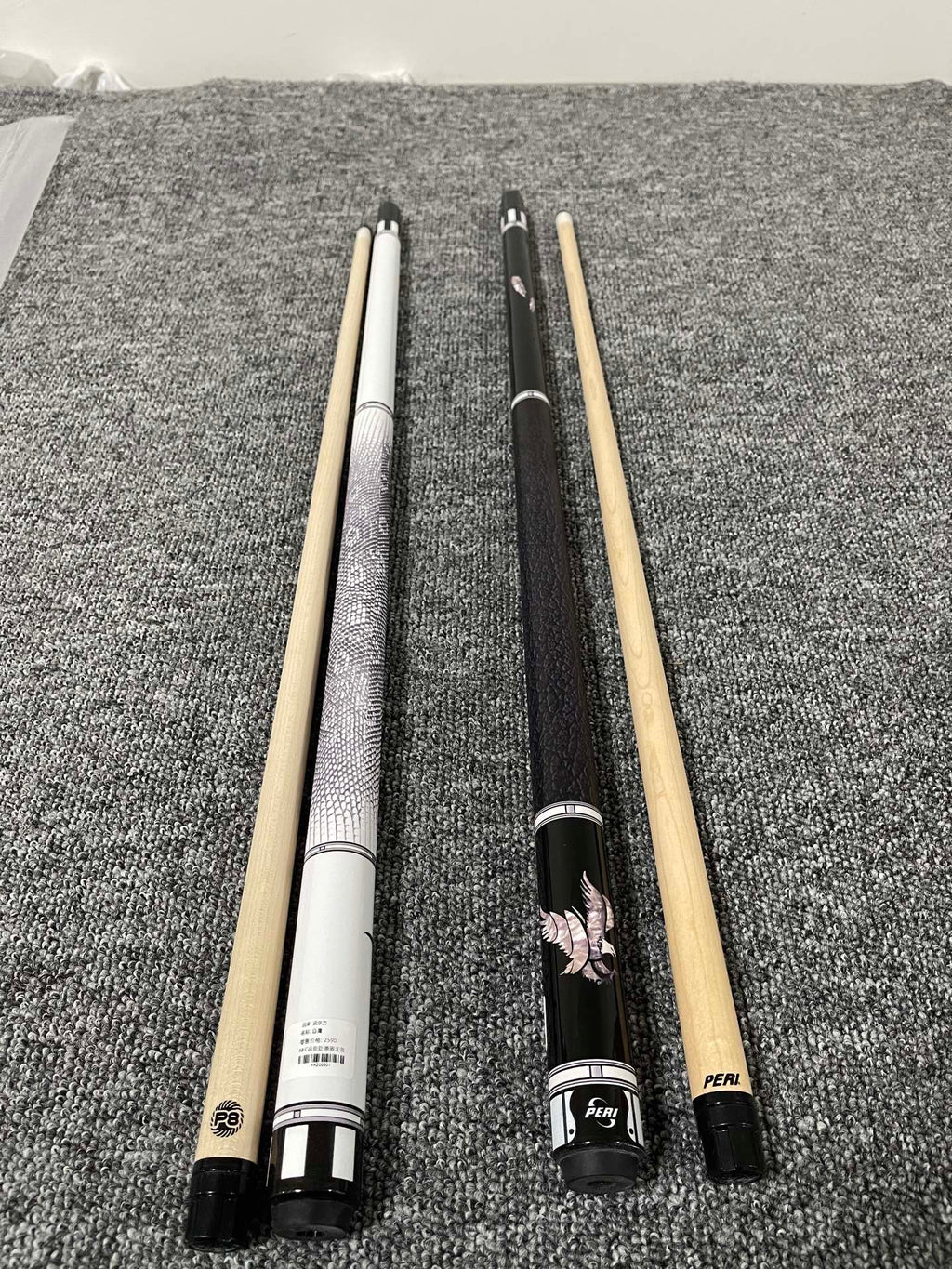 PERI Jingyuan LV Series Pool Cue – White Eagle, Wolf, Black Eagle, Flying Bird | Professional Chinese 8/9-Ball Big Head Cue