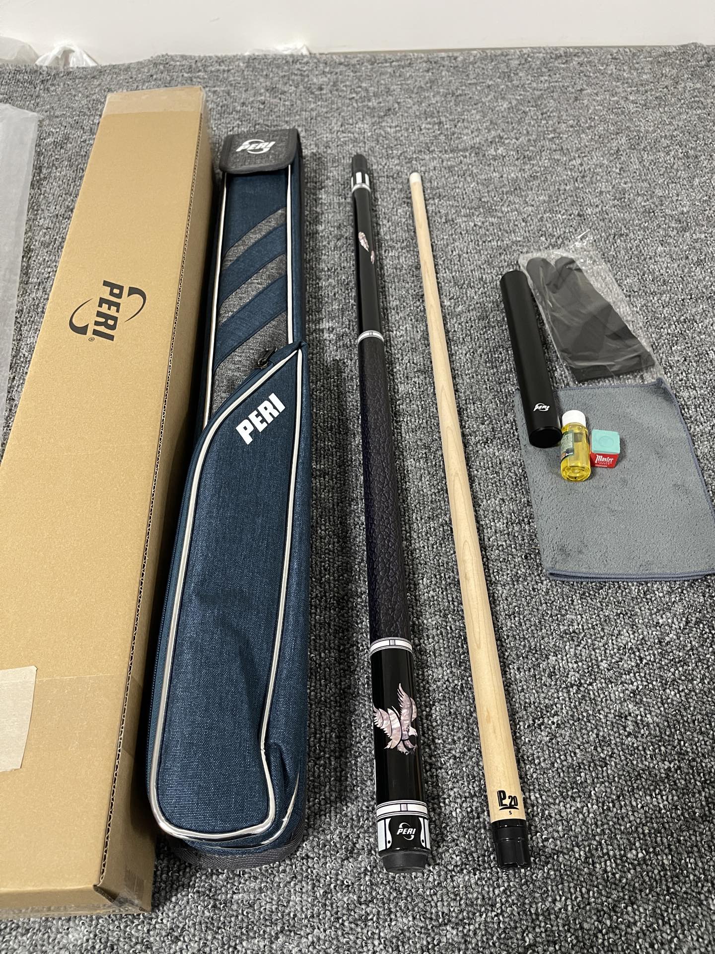 PERI Jingyuan LV Series Pool Cue – White Eagle, Wolf, Black Eagle, Flying Bird | Professional Chinese 8/9-Ball Big Head Cue