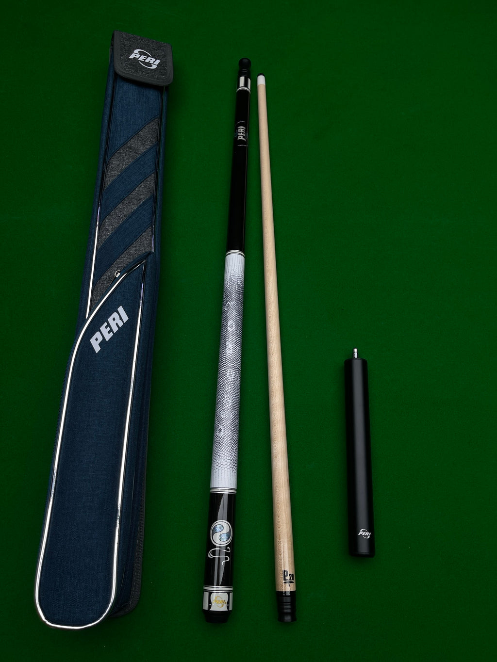 PERI Black Taiji / White Taiji PS2-0102 Pool Cue