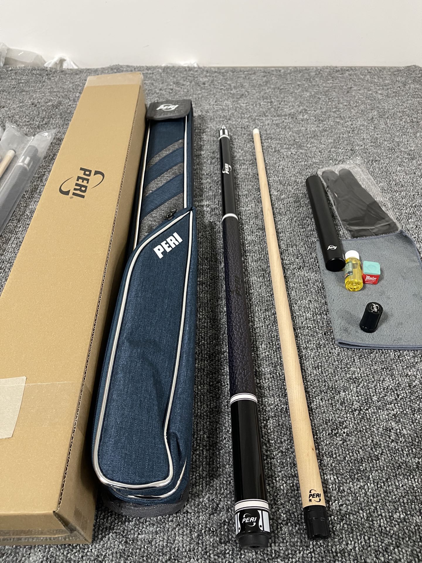 Peri EXA-ST Chinese Eight-Ball Large-Tip Cue, Nine-Ball Billiard Cue, Chinese Pool Handmade Cue Stick.