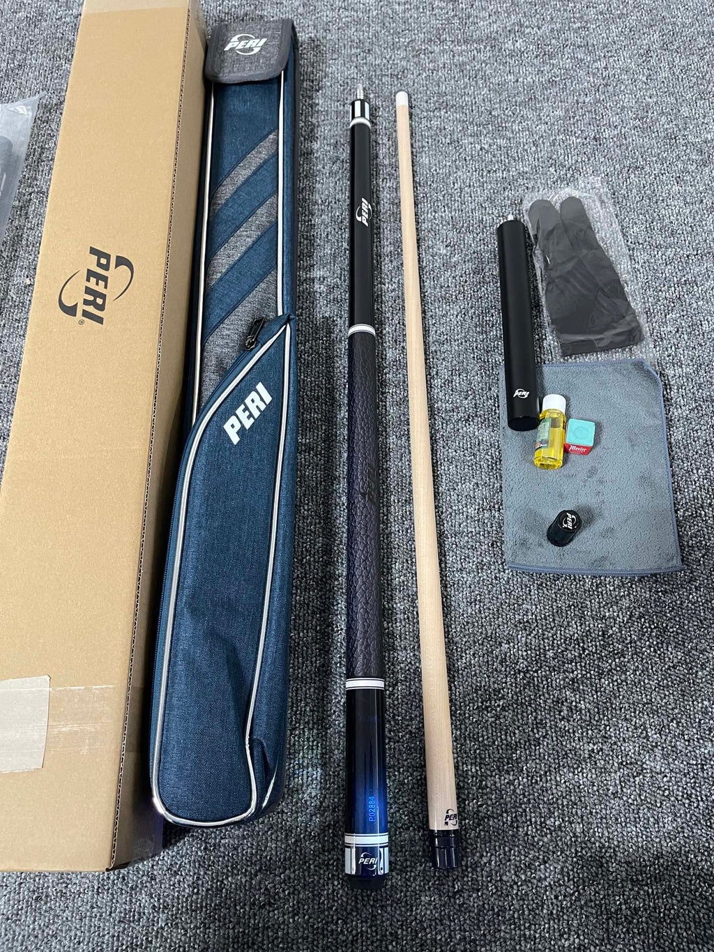 Peri EXA-ST Chinese Eight-Ball Large-Tip Cue, Nine-Ball Billiard Cue, Chinese Pool Handmade Cue Stick.