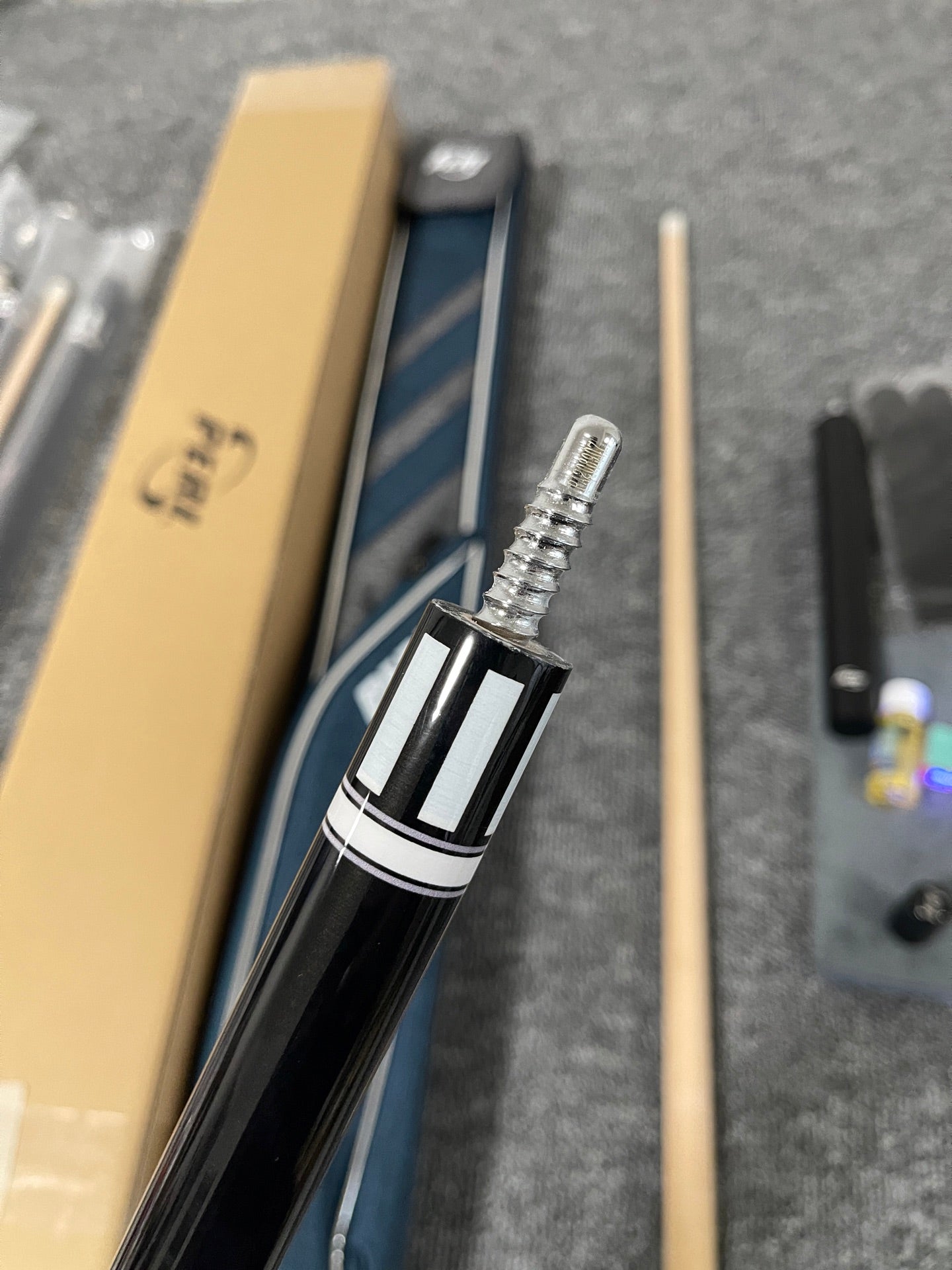 Peri EXA-ST Chinese Eight-Ball Large-Tip Cue, Nine-Ball Billiard Cue, Chinese Pool Handmade Cue Stick.