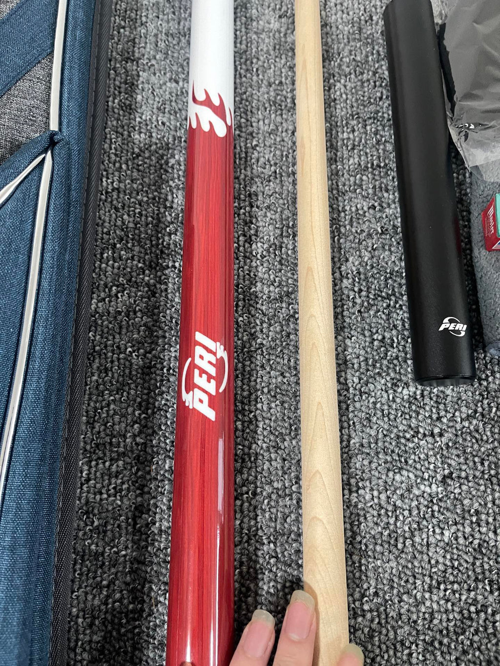 PERI New Taiji Fire Special Edition Pool Cue – Chinese-Style 8/9-Ball Big Head Cue