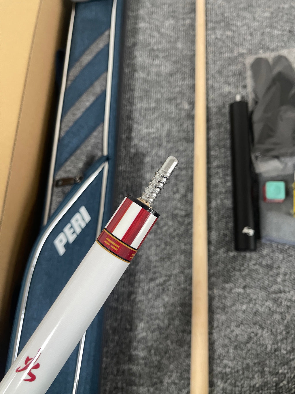 PERI New Taiji Fire Special Edition Pool Cue – Chinese-Style 8/9-Ball Big Head Cue