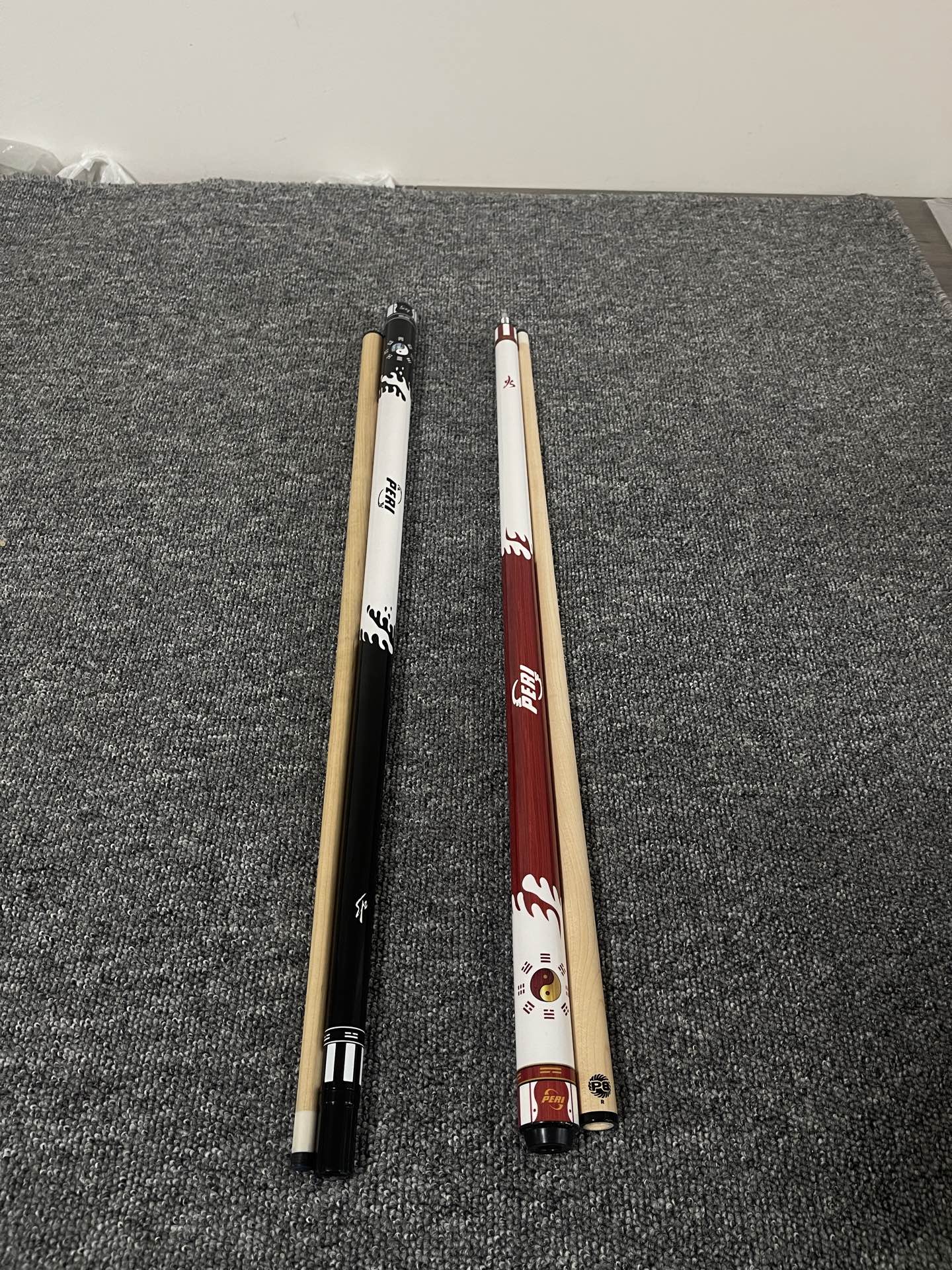 PERI New Taiji Fire Special Edition Pool Cue – Chinese-Style 8/9-Ball Big Head Cue