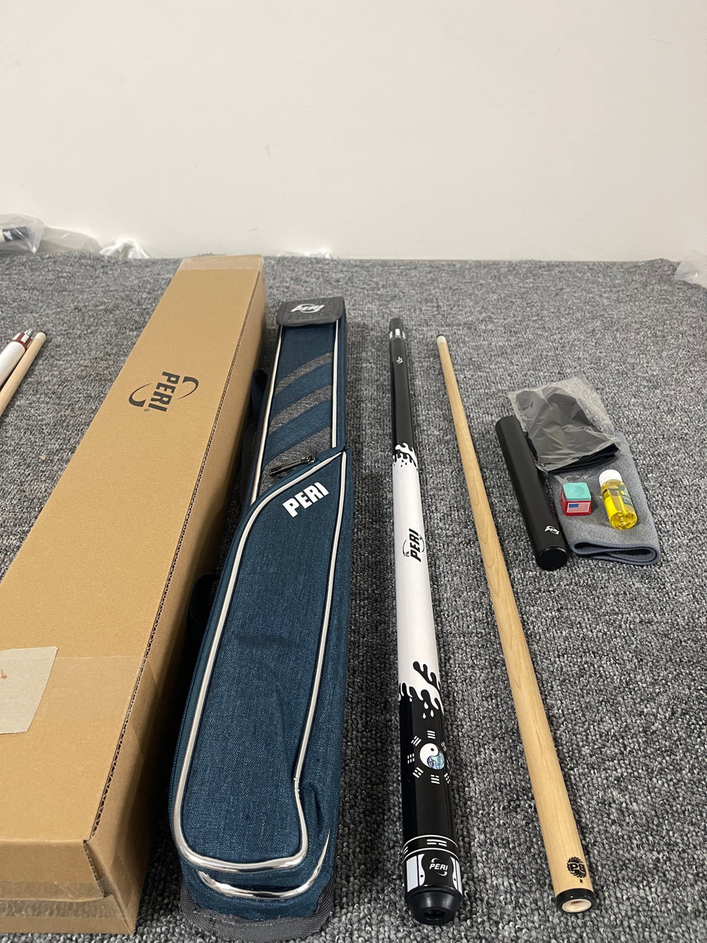 PERI New Taiji Water Special Edition Pool Cue – Chinese-Style 8/9-Ball Big Head Cue