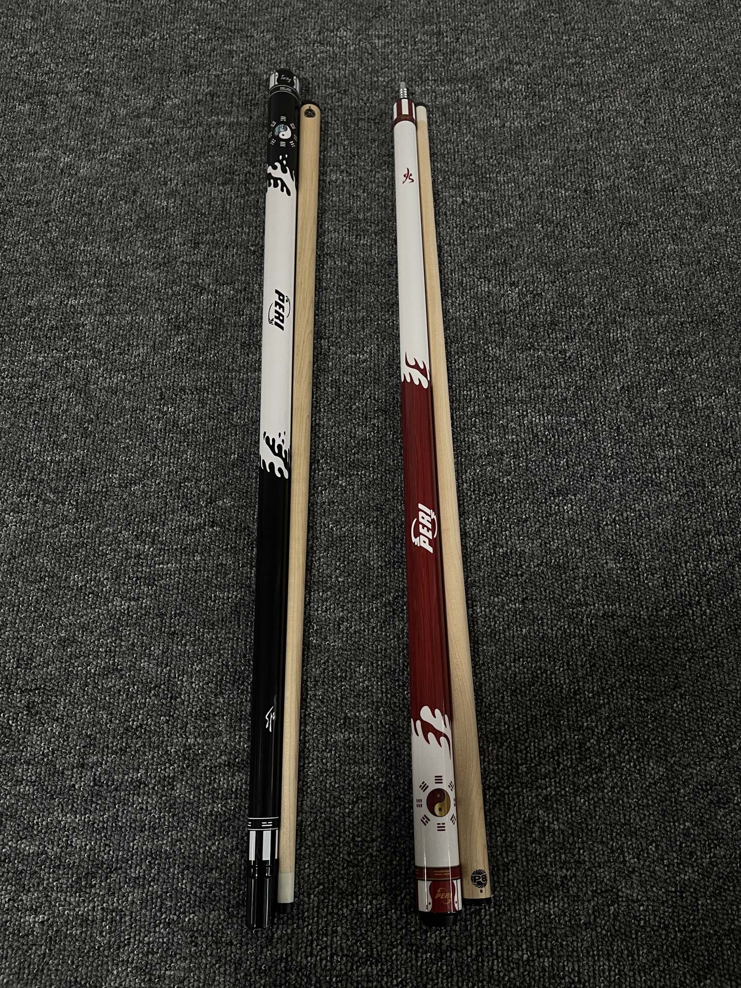 PERI New Taiji Water Special Edition Pool Cue – Chinese-Style 8/9-Ball Big Head Cue