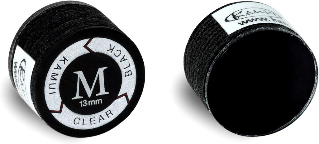 KAMUI Clear Black Laminated Pool Billiard CUE TIP