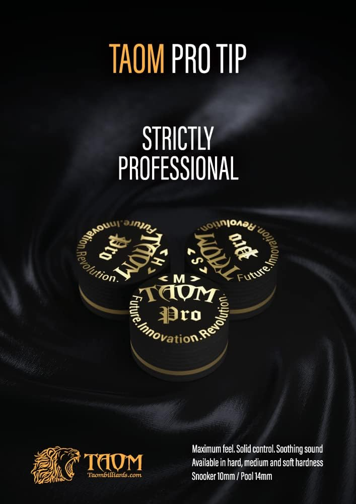 Taom Pro Laminated Pool Billiard Cue Tip