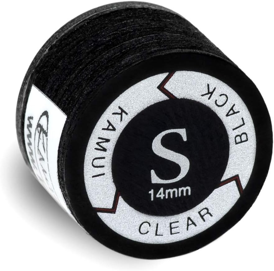 KAMUI Clear Black Laminated Pool Billiard CUE TIP