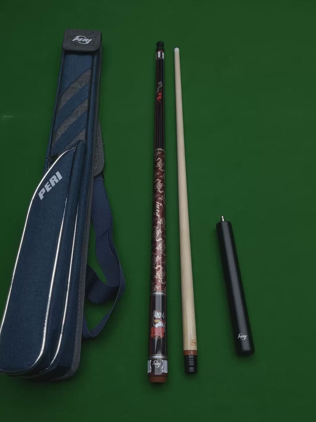 PERI Jingyuan R1 Shishi Ruyi Big Head Pool Cue – Chinese-Style 8-Ball