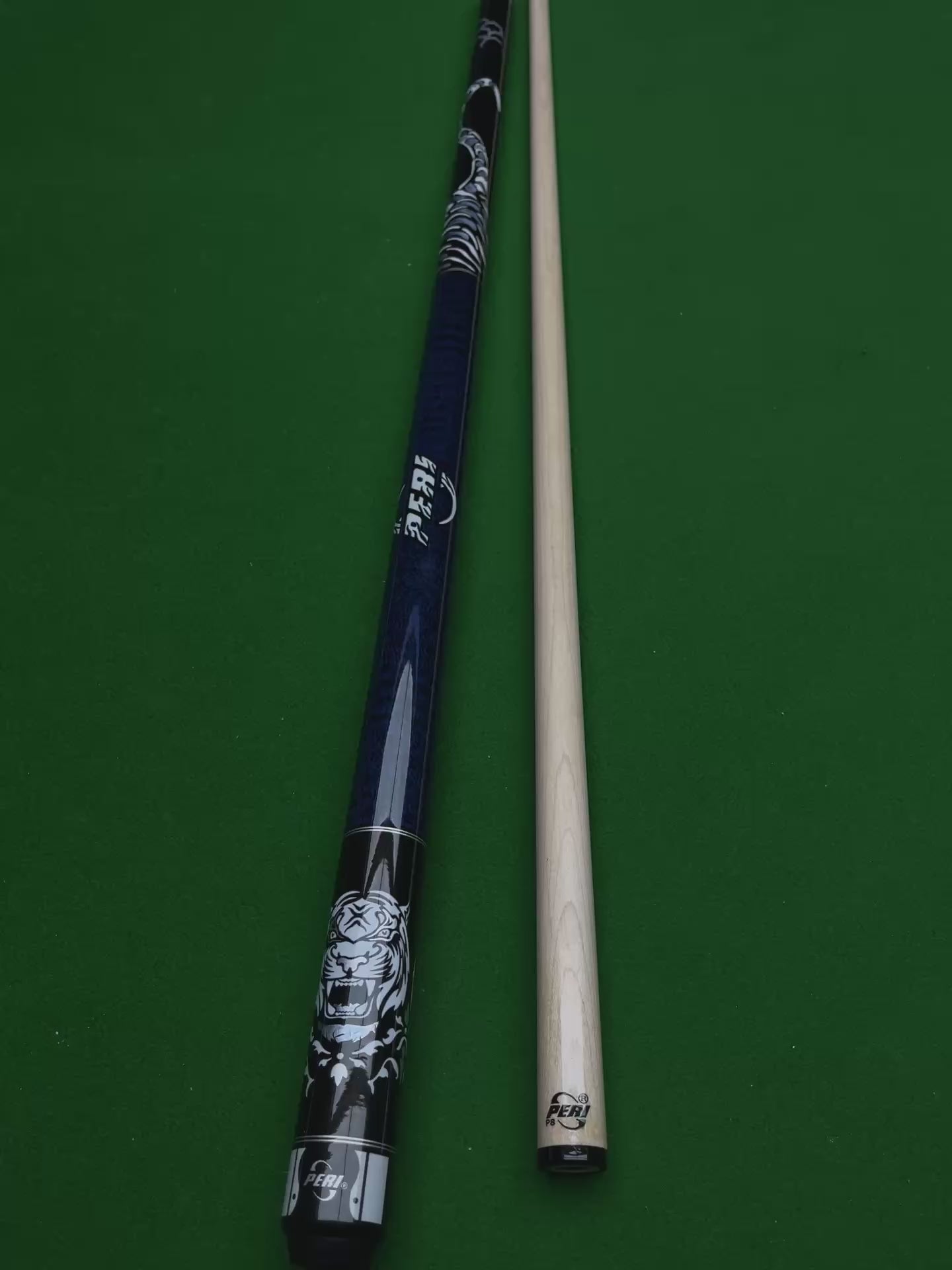 PERI Lihu Xuanmu Premium Pool Cue – Chinese-Style 8-Ball & 9-Ball Big Head Cue